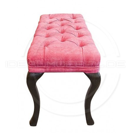 Chesterfield Sitzbänke Rose Samt