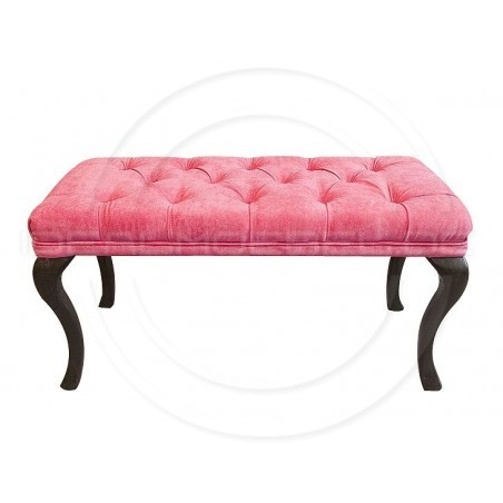 Chesterfield Sitzbänke Rose Samt