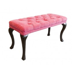 Chesterfield Sitzbänke Rose Samt