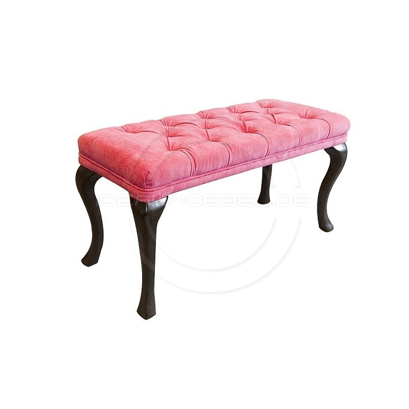 Chesterfield Sitzbänke Rose Samt