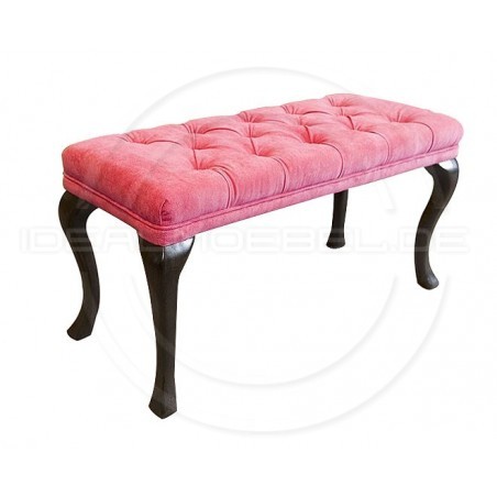 Chesterfield Sitzbänke Rose Samt