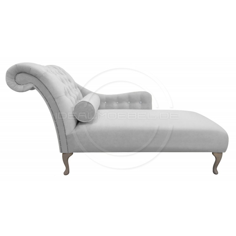 Glamour Chaiselongue Tees mit Kristallen Samt