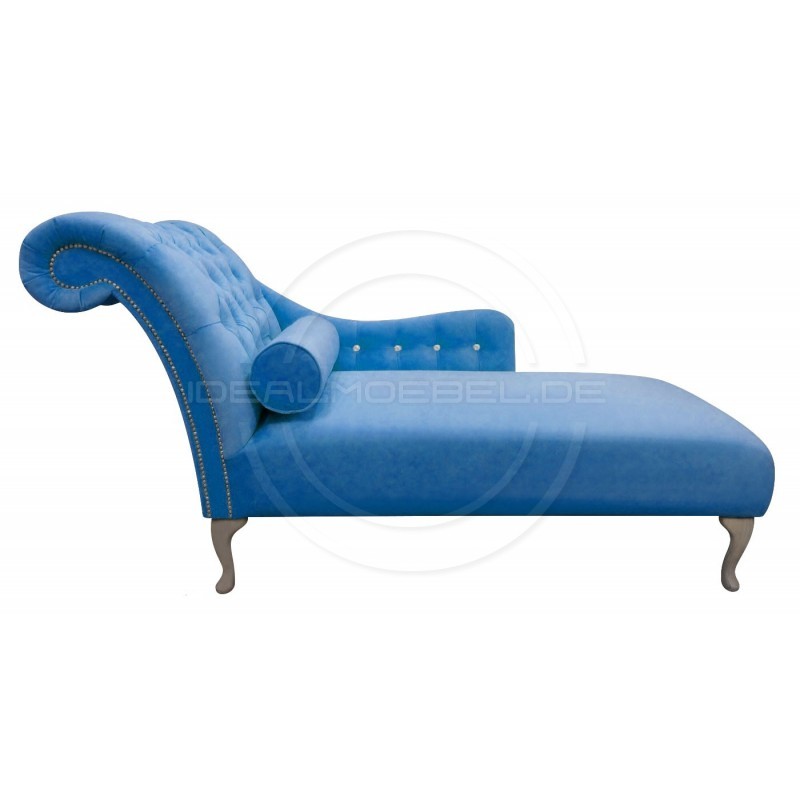 Glamour Chaiselongue Tees mit Kristallen Samt