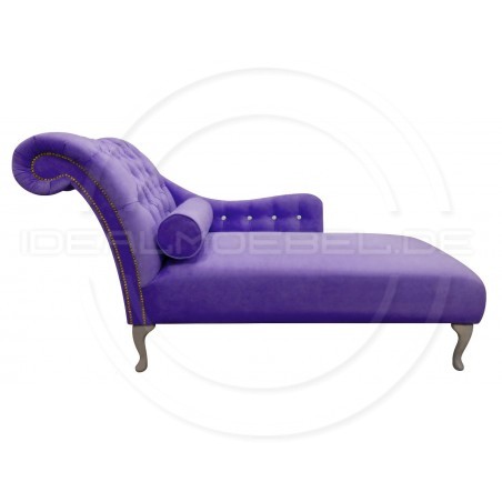 Glamour Chaiselongue Tees mit Kristallen Samt