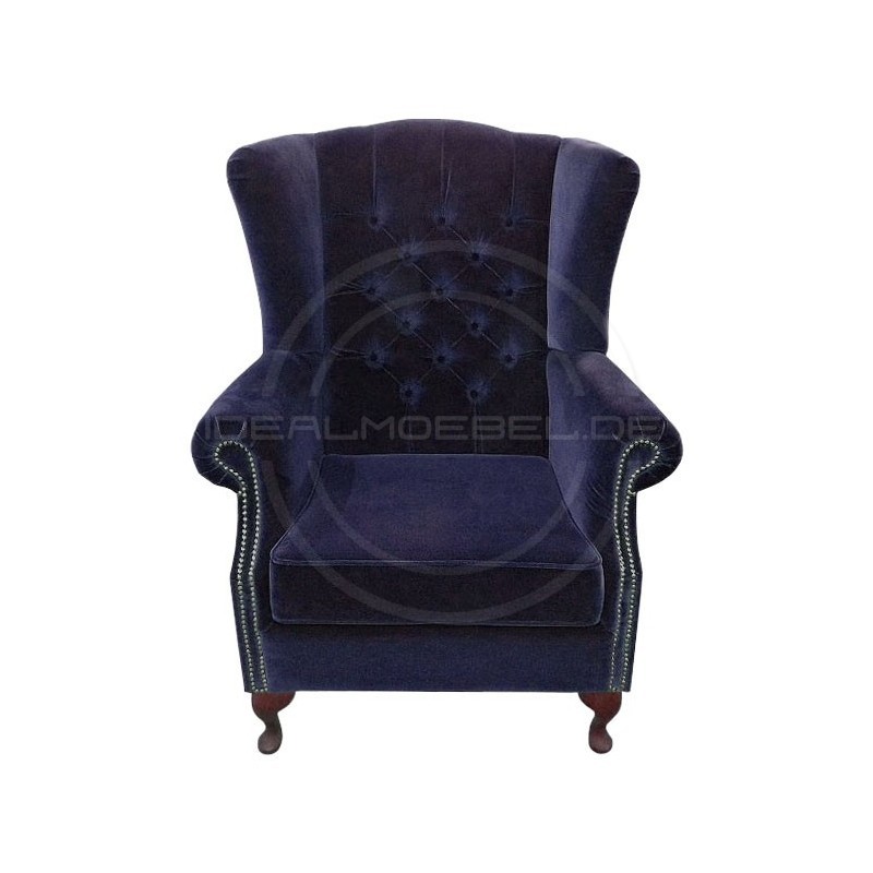 Fotel Chesterfield "Uszak" Ton