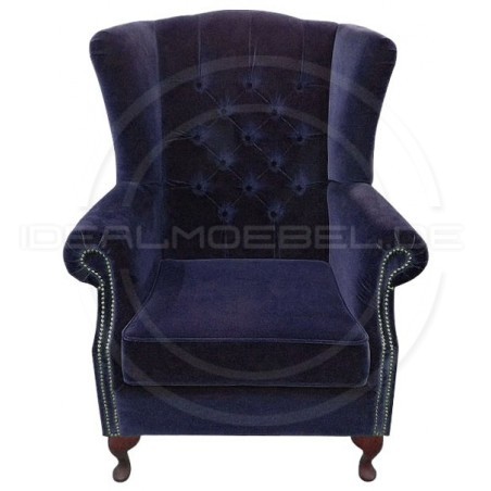 Fotel Chesterfield "Uszak" Ton