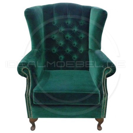 Fotel Chesterfield "Uszak" Ton