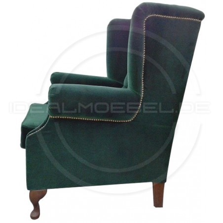 Fotel Chesterfield "Uszak" Ton