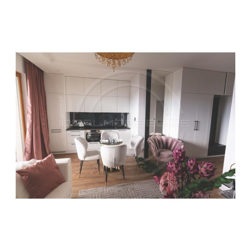 Glamour Sessel Channel Samt