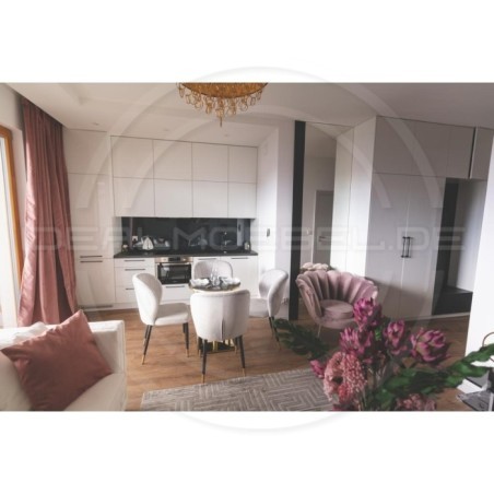 Glamour Sessel Channel Samt