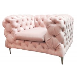 Chesterfield Sessel Glamour Full Moon Samt