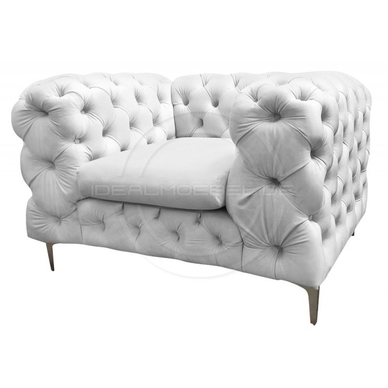 Chesterfield Sessel Glamour Full Moon Samt