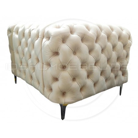 Chesterfield Sessel Glamour Full Moon Samt