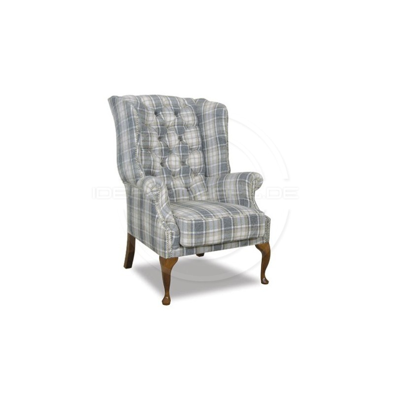 Fotel Lord Ludwik tkanina plusz