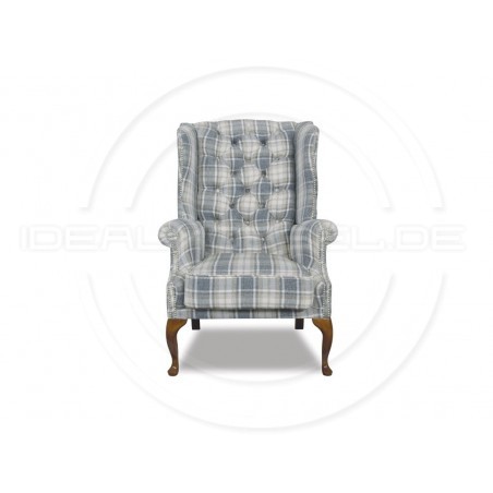 Fotel Lord Ludwik tkanina plusz