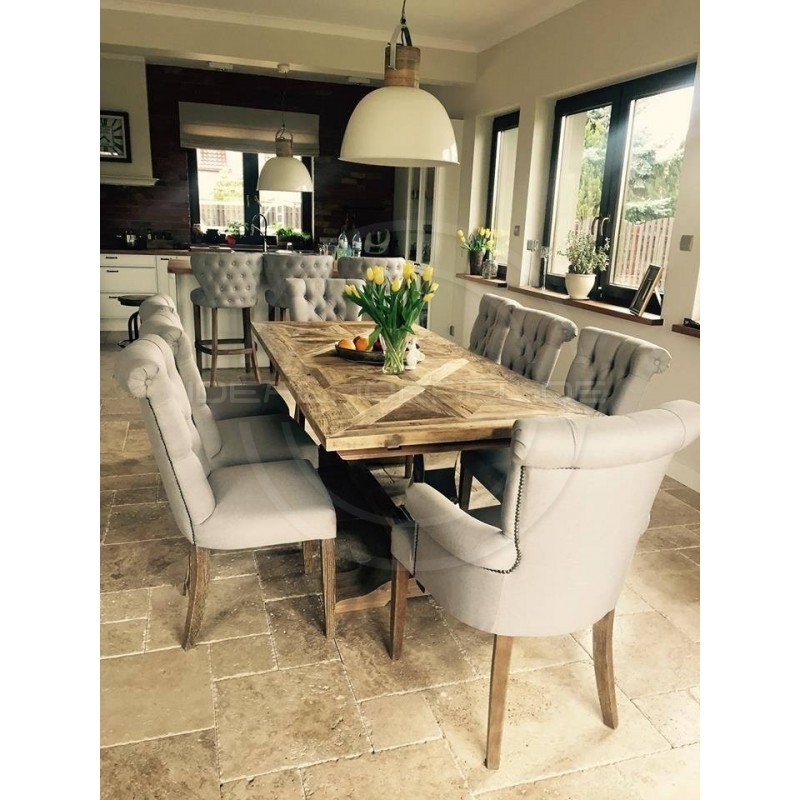 Chesterfield Stuhl Karina Samt