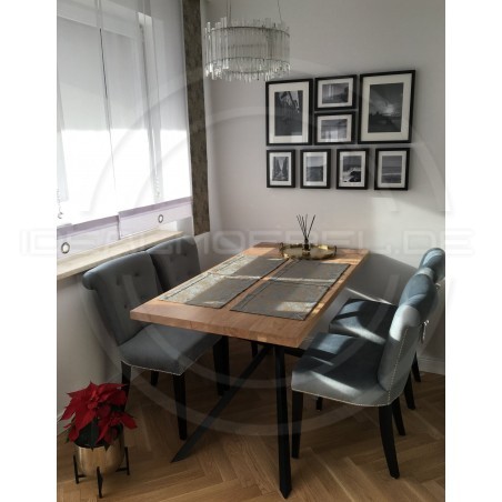 Chesterfield Stuhl Romeusz Samt