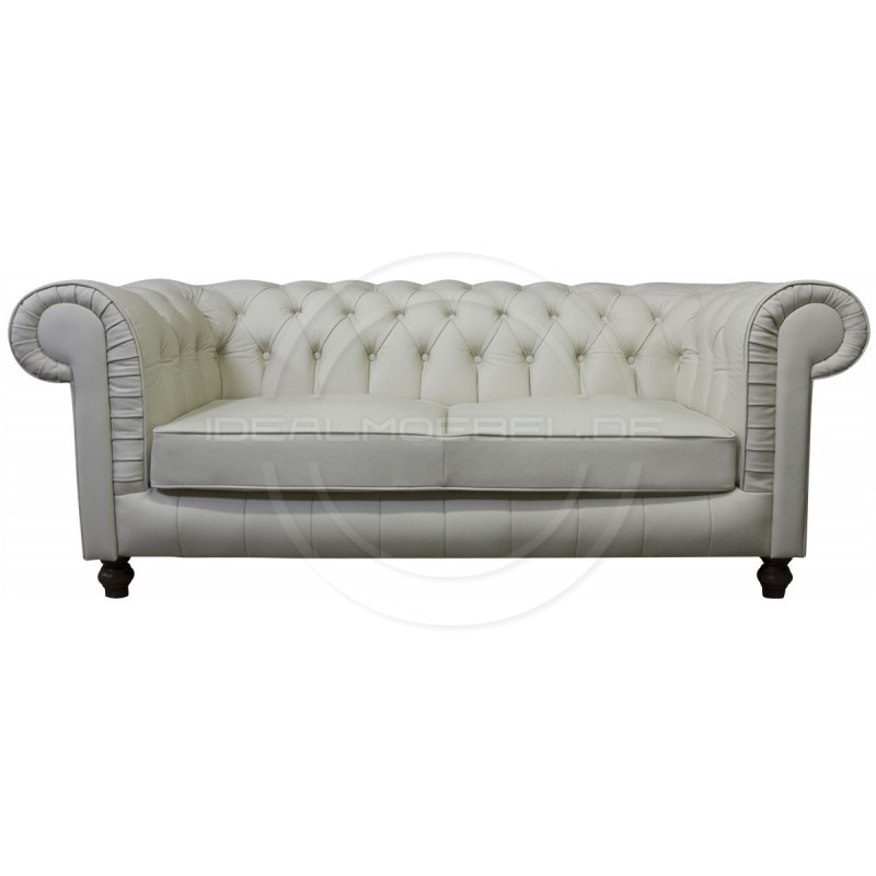 Sofa Chesterfield Lady Rem Skóra 3 os.