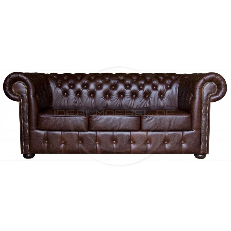 Sofa Chesterfield Classic skóra Dubai