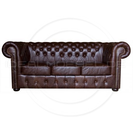 Sofa Chesterfield Classic skóra Dubai