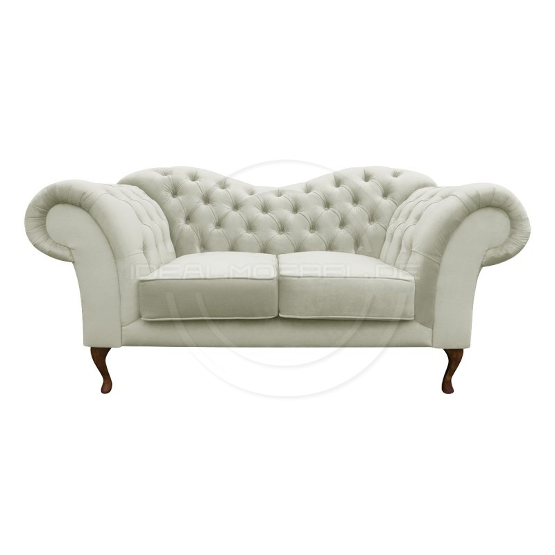 CHESTERFIELD SOFA MADAME SAMT 2-SITZER