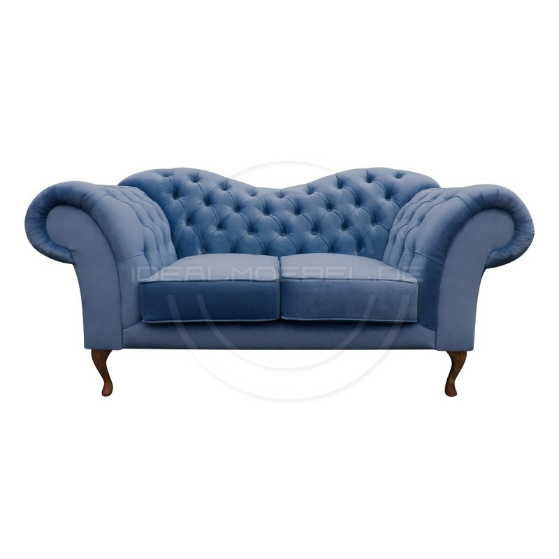 CHESTERFIELD SOFA MADAME SAMT 2-SITZER