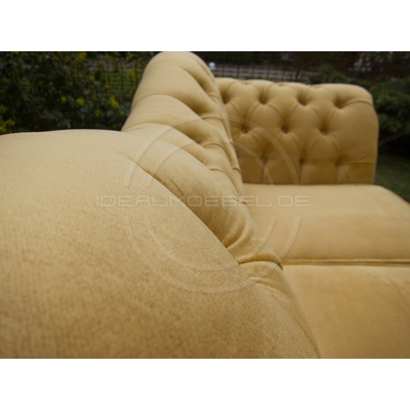 CHESTERFIELD SOFA MADAME SAMT 2-SITZER