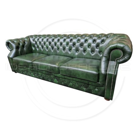 Chesterfield Ledersofa Windsor Classic 4-Sitzer