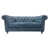 Chesterfield LederSofa auf Rollen Swan 2-Sitzer