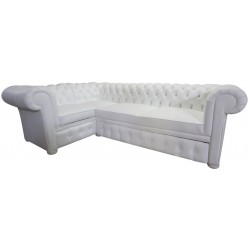 Narożnik Chesterfield March Rem z funkcją spania i pojemnikiem