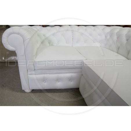 Narożnik Chesterfield March Rem z funkcją spania i pojemnikiem