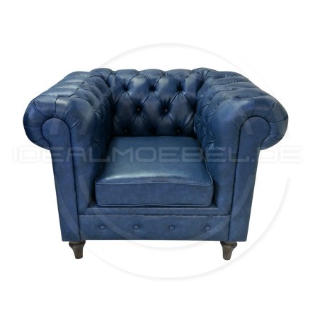 Ledersessel Chesterfield Swan