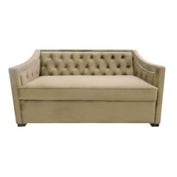 Chesterfield Sofa Bergenia Samt Plus 2,5-Sitzer