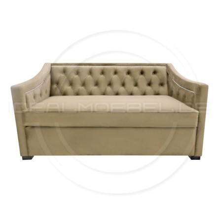 Chesterfield Sofa Bergenia Samt Plus 2,5-Sitzer