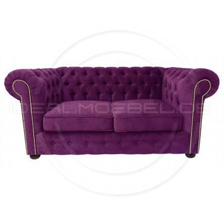 Sofa Chesterfield Violett