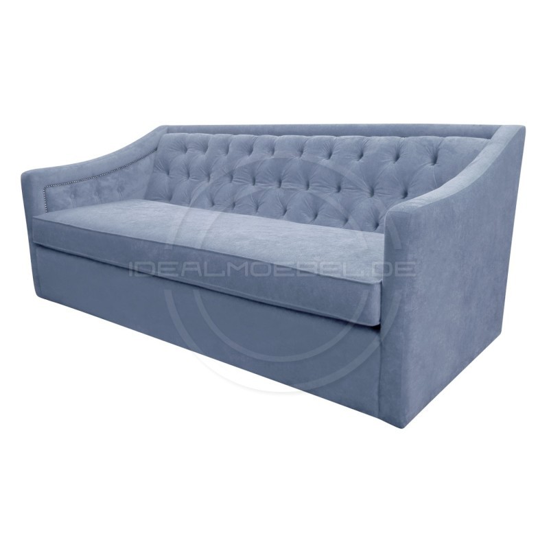 Chesterfield Sofa Bergenia Plus Samt 3-Sitzer