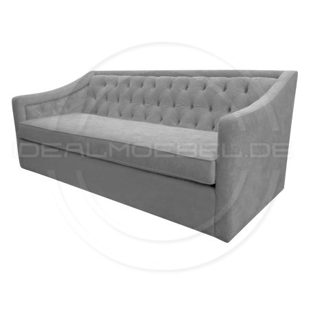 Chesterfield Sofa Bergenia Plus Samt 3-Sitzer