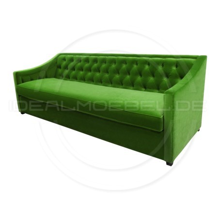 Chesterfield Sofa Bergenia Plus Samt 3,5-Sitzer