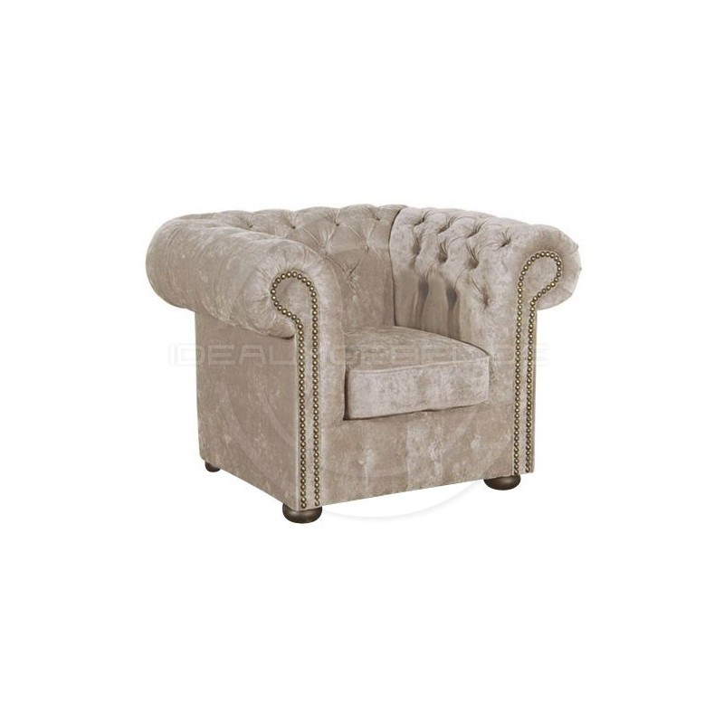 Fotel Chesterfield Classic plusz tkanina