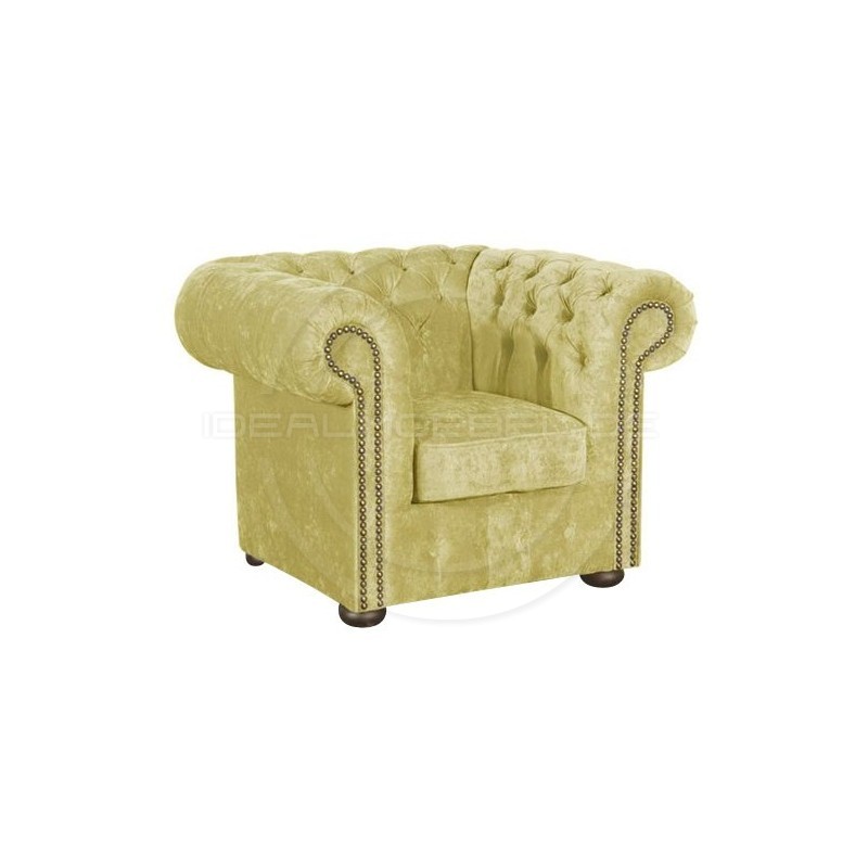 Fotel Chesterfield Classic plusz tkanina