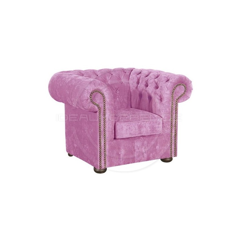 Fotel Chesterfield Classic plusz tkanina