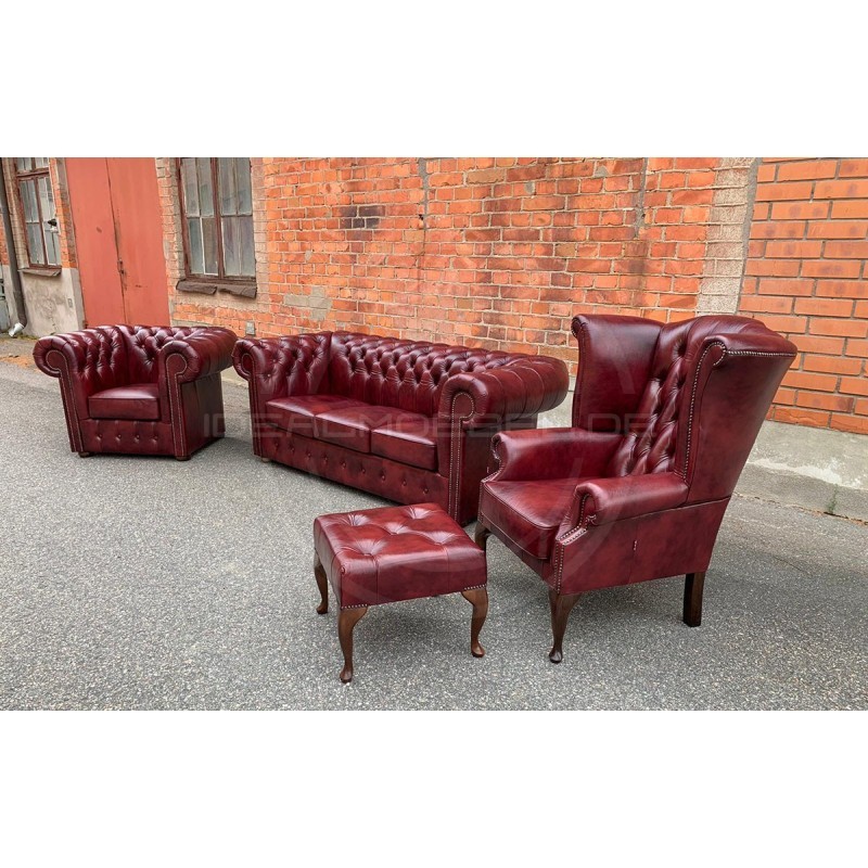 Chesterfield Ohrensessel Lord Regent Leder