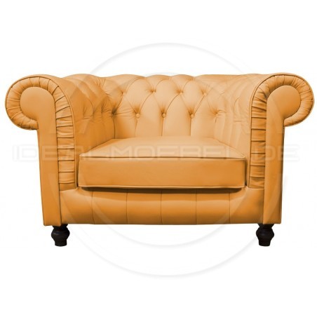 Fotel Chesterfield Lady Rem Skóra