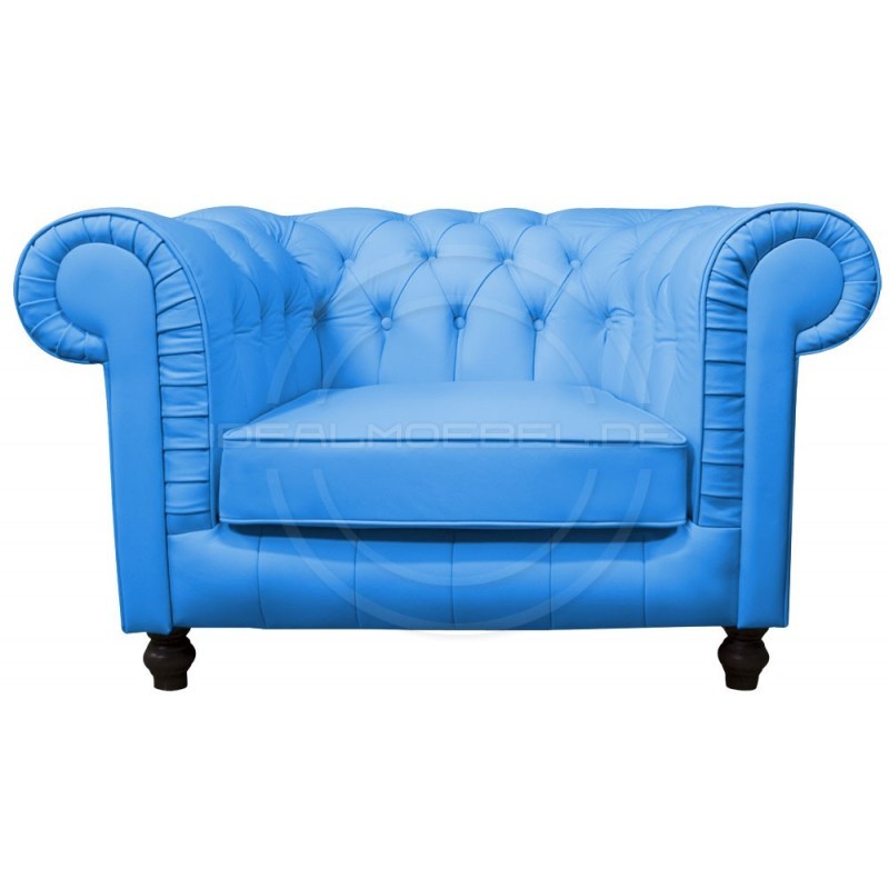 Fotel Chesterfield Lady Rem Skóra