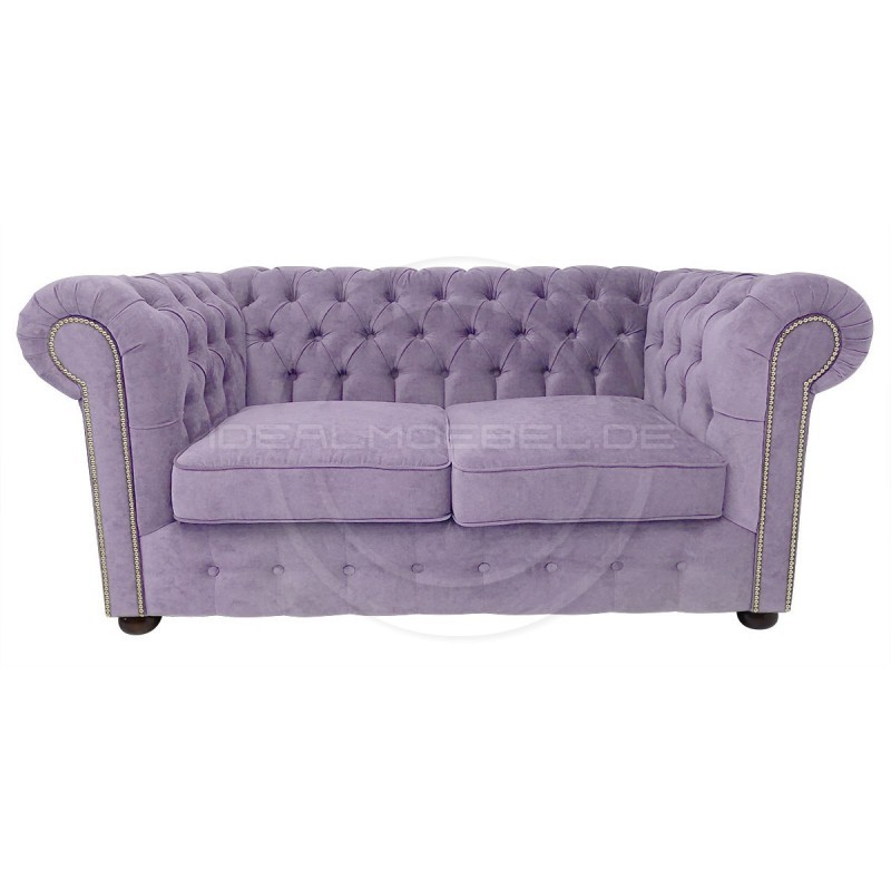 Sofa Chesterfield Violett