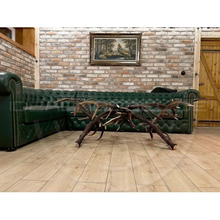 Chesterfield Ecksofa Normal Leder 255x340