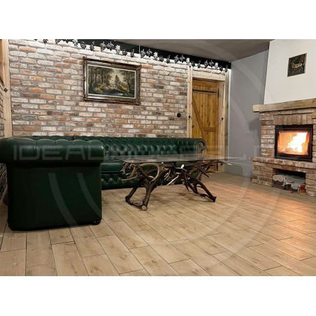 Chesterfield Ecksofa Normal Leder 255x340