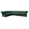 Chesterfield Ecksofa Normal Leder 255x340