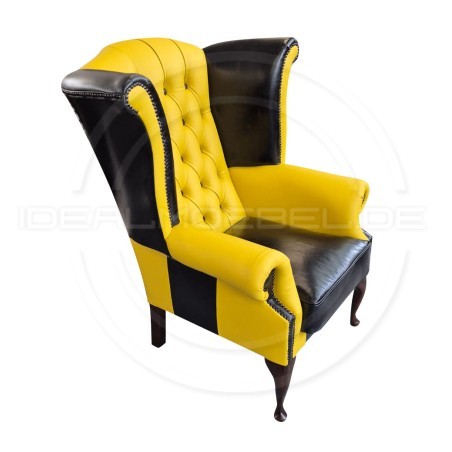 Moderner Ohrensessel Chesterfield Lord Regent Leder