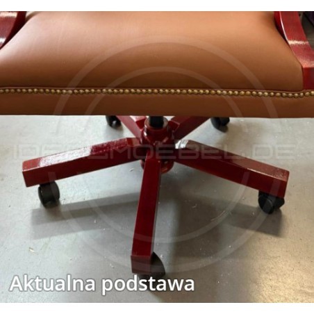 Chesterfield Bürosessel Morall Leder